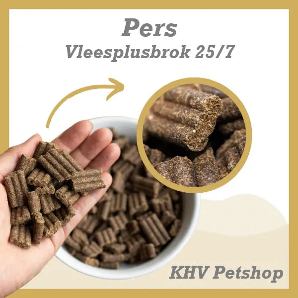 NatuurDog Vleesplusbrok 25/7 Geperst Zak 15kg