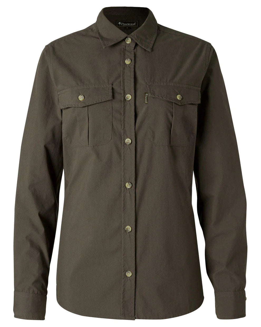 Pinewood® Safari Shirt met Lange Mouwen Dames 3128