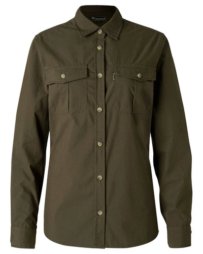 Pinewood® Safari Shirt met Lange Mouwen Dames 3128