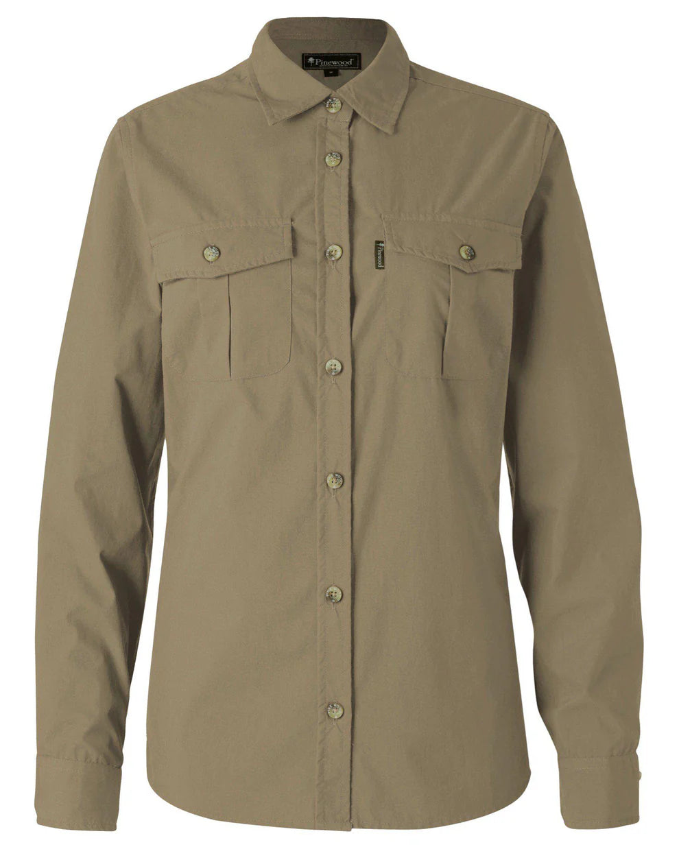 Pinewood® Safari Shirt met Lange Mouwen Dames 3128