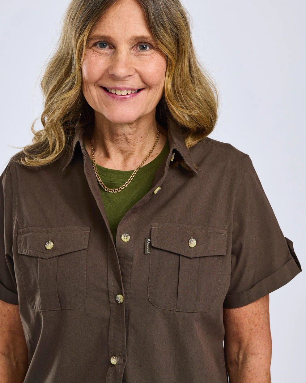 Pinewood® Safari Dames Shirt met korte mouwen 3130