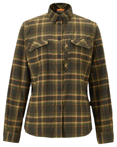 Abisko flanellen wandelshirt dames 3226