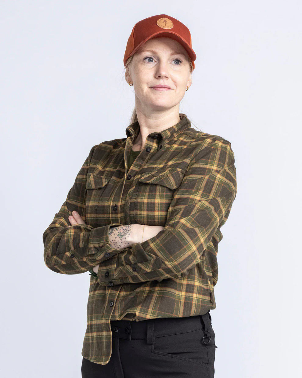 Abisko flanellen wandelshirt dames 3226