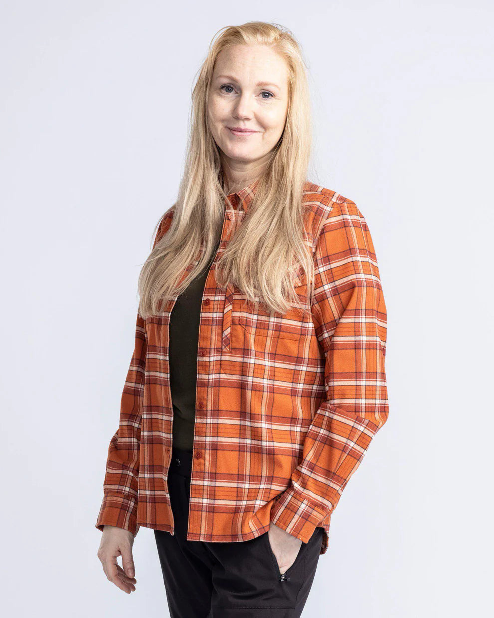 Abisko flanellen wandelshirt dames 3226