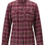 Abisko flanellen wandelshirt dames 3226