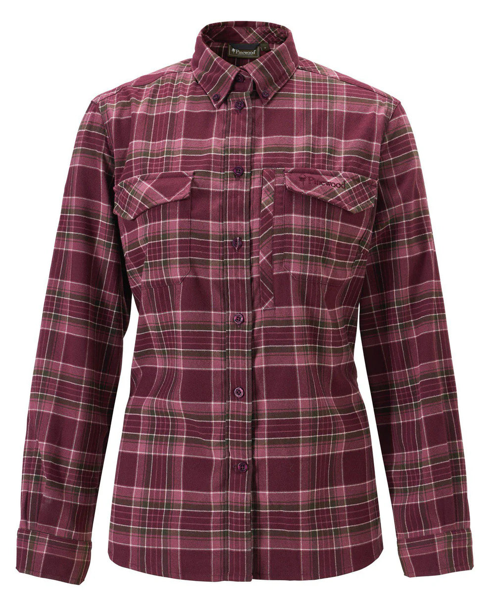 Abisko flanellen wandelshirt dames 3226