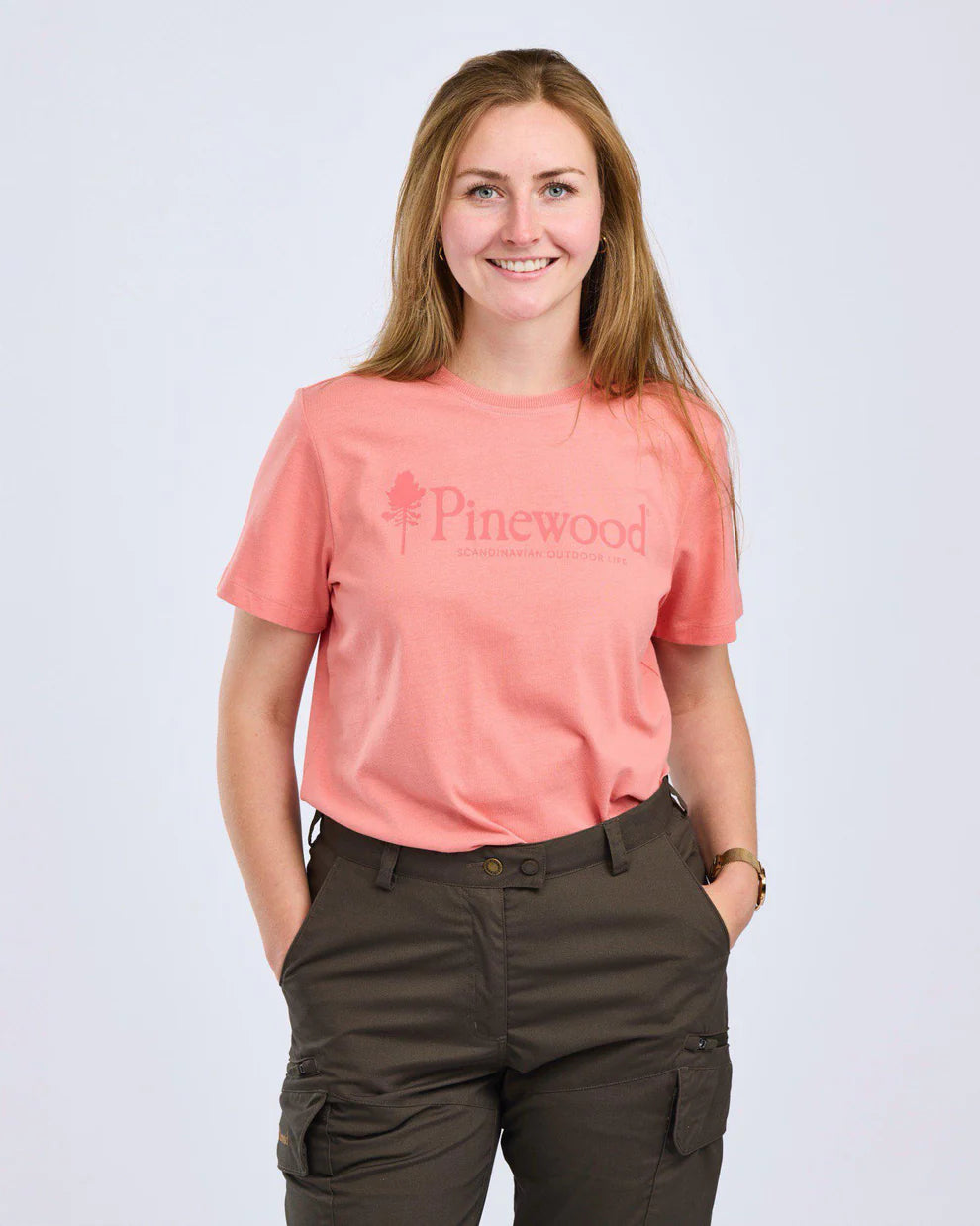 Pinewood® Outdoor Life T-shirt Dames 3445