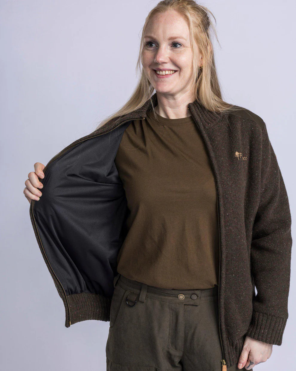 Pinewood® Hurricane Sweater Full Zipp Dames 3479