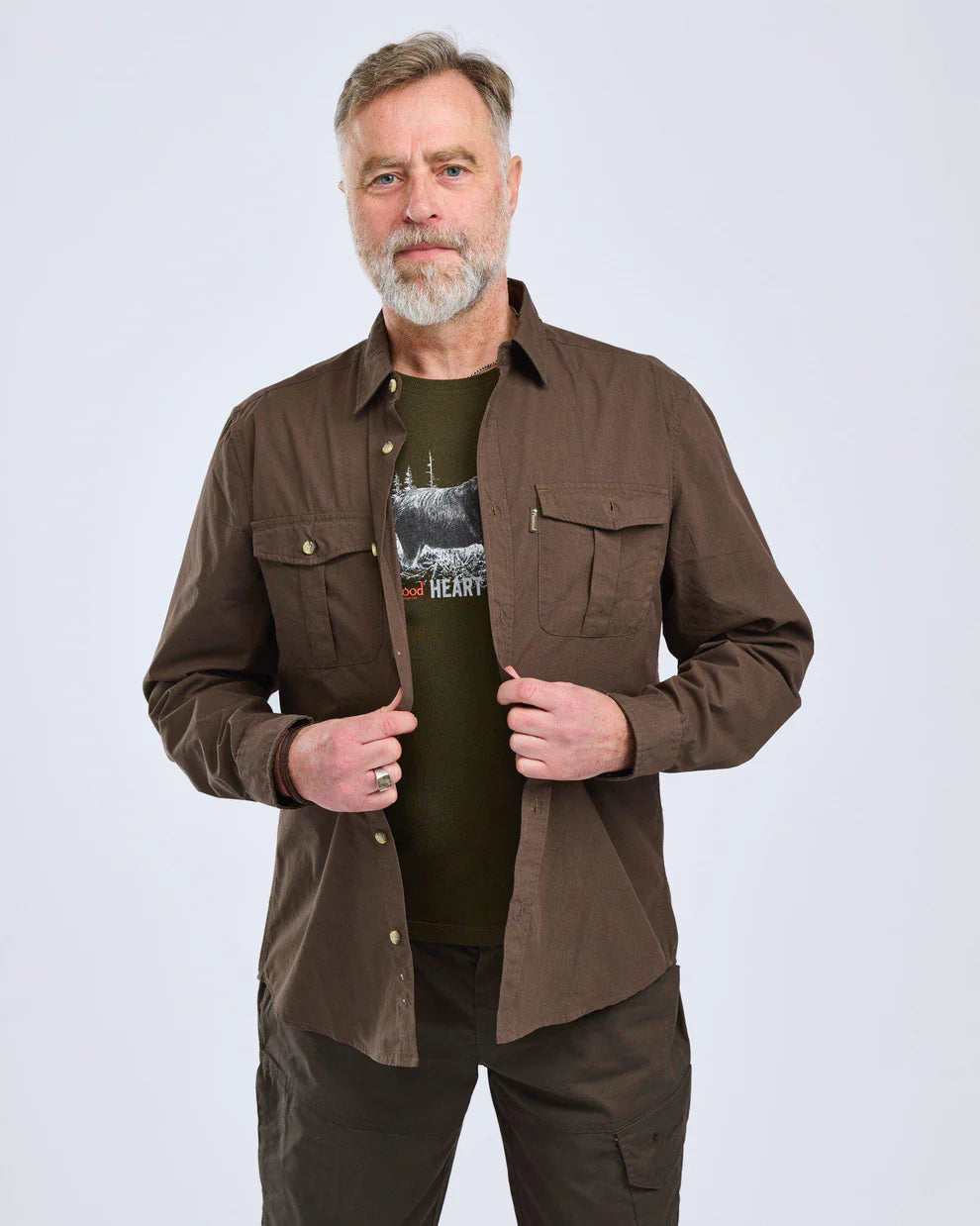 Pinewood® Safari Shirt Lange Mouw 5128