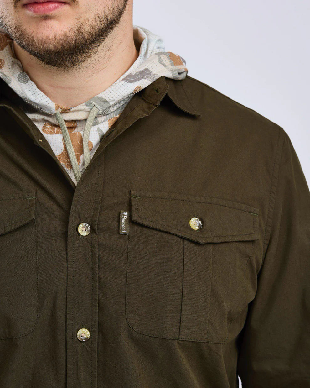Pinewood® Safari Shirt Lange Mouw 5128