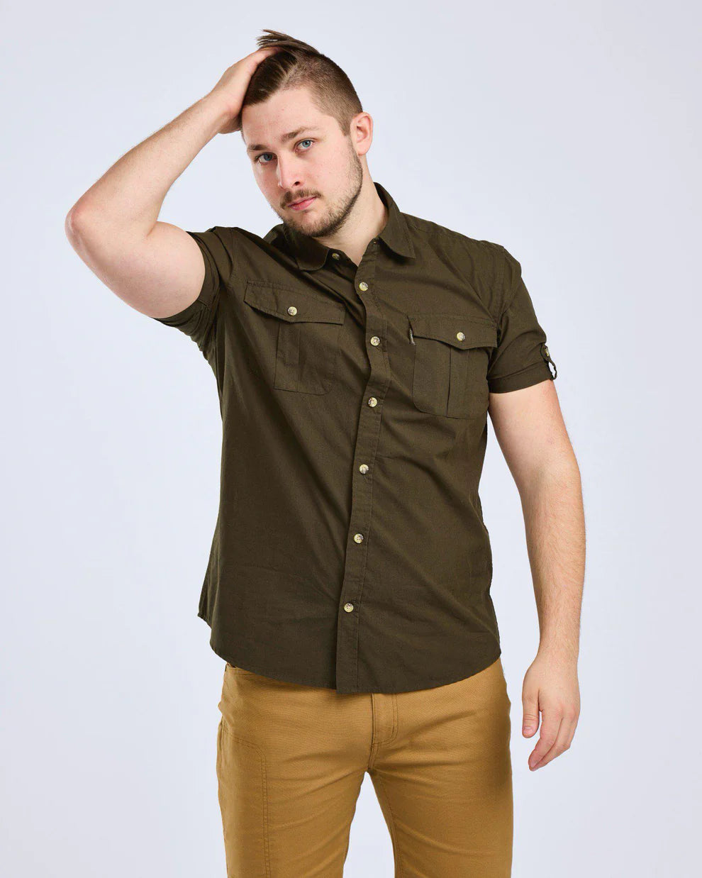 Pinewood® Safari Shirt Korte Mouw 5130