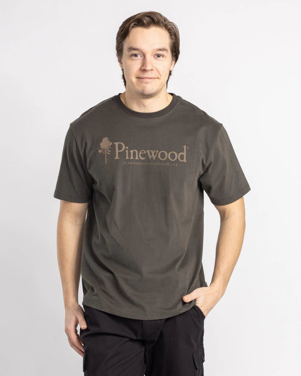 Pinewood® Outdoor Life T-shirt heren 5445