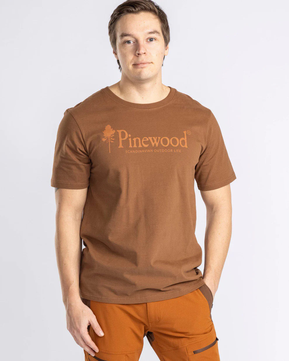 Pinewood® Outdoor Life T-shirt heren 5445