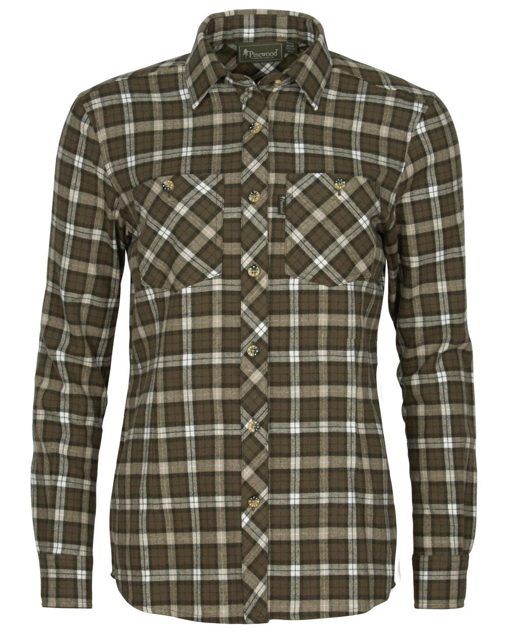 Pinewood® Felicia Flanel Shirt Dames 9327