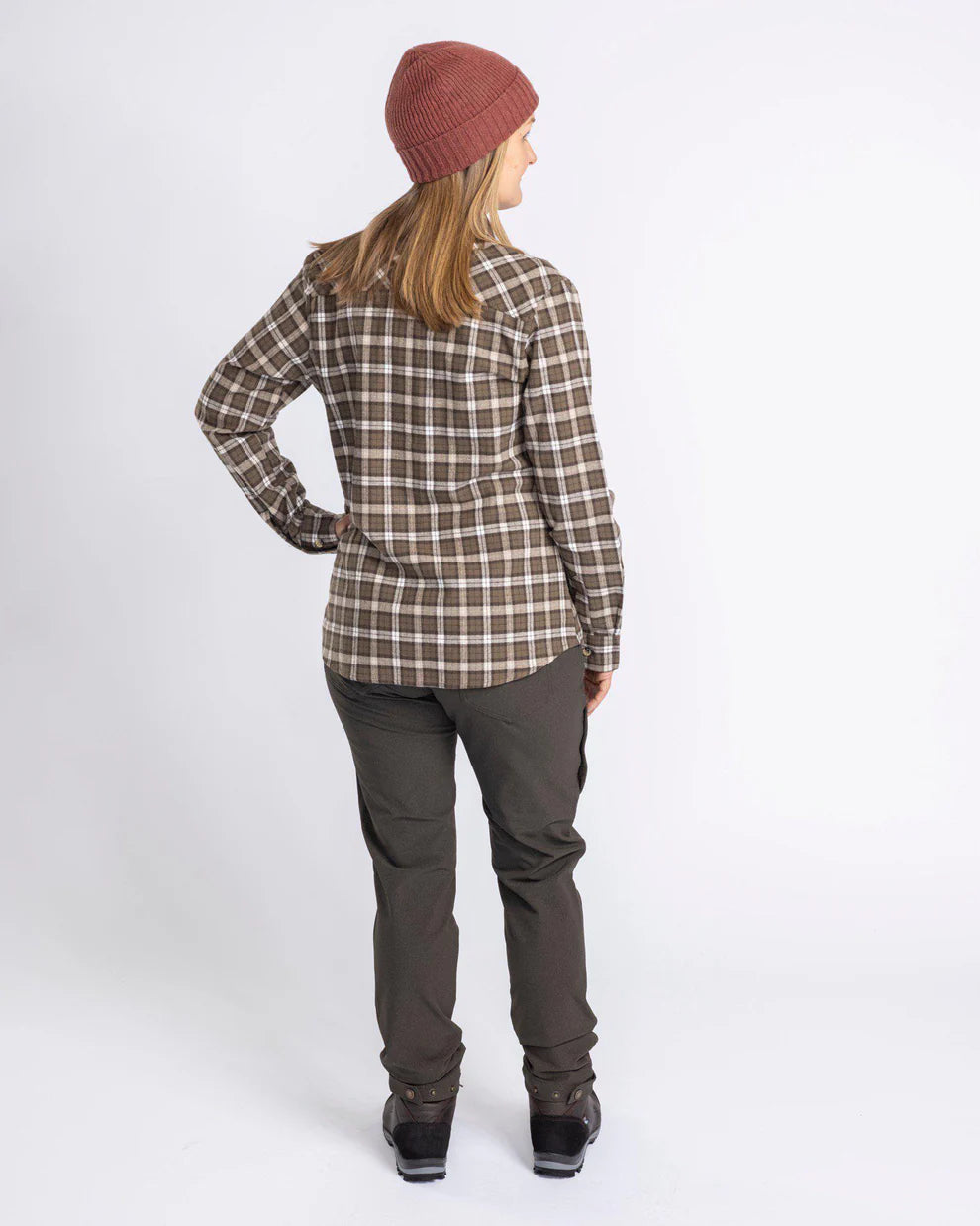 Pinewood® Felicia Flanel Shirt Dames 9327