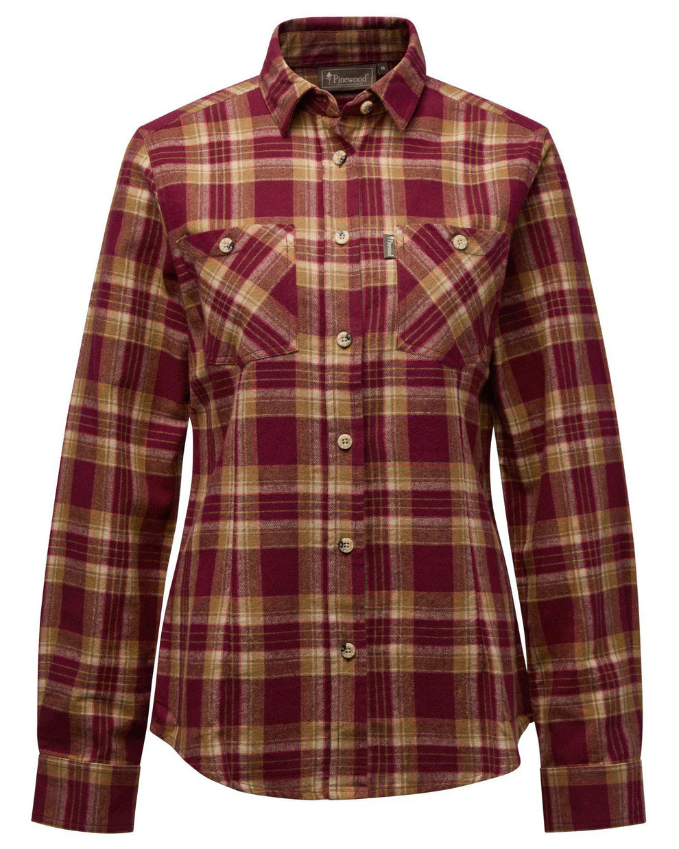 Pinewood® Felicia Flanel Shirt Dames 9327