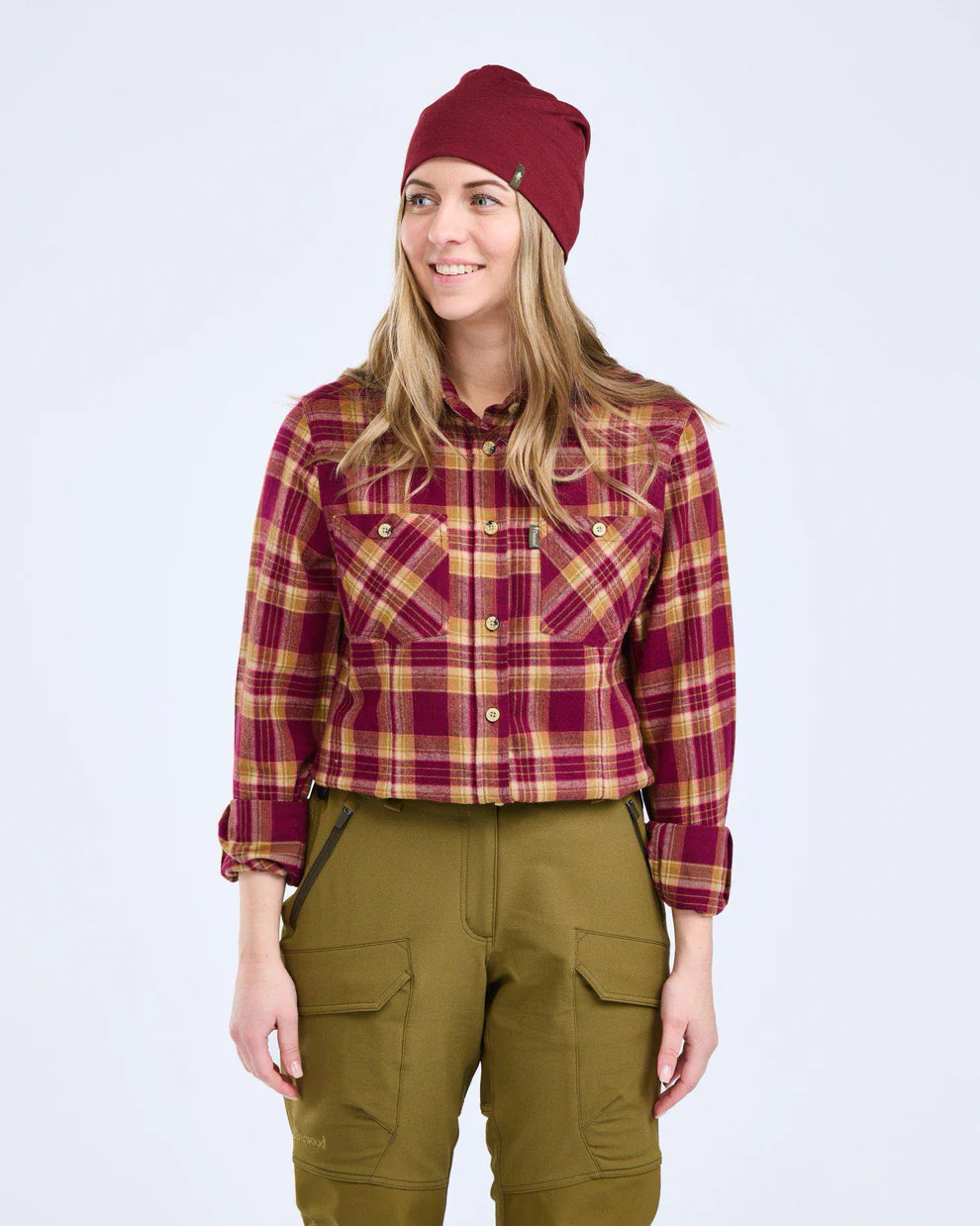 Pinewood® Felicia Flanel Shirt Dames 9327