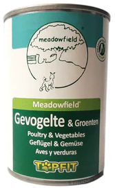 Topfit Hond Delicatesse Gevogelte en Groenten Blik 400gr