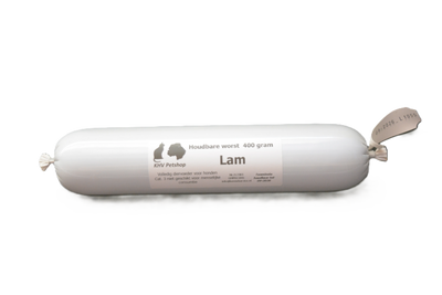 Houdbare gestoomde worst Lam 400 gram