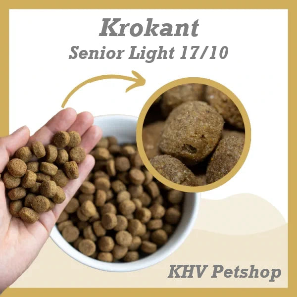 NatuurDog Senior Light 17/10 Krokant Zak 15kg