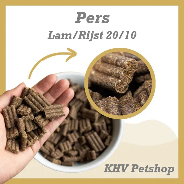 NatuurDog Lam & Rijst 20/10 Sensitive Geperst 15kg