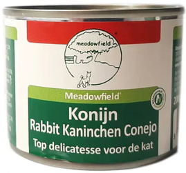 Topfit Kat Delicatesse Konijn 3 Blikken à 200gr