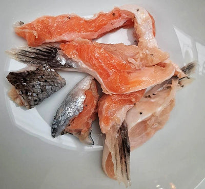 Zalmtrimmings 500 gram